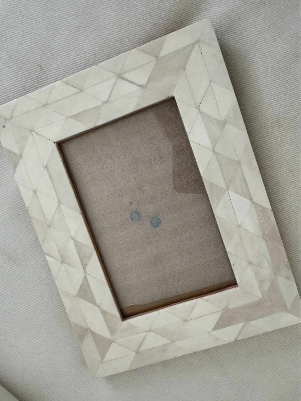 Bone Inlay 4x6 Photo Frame